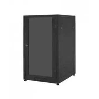 Rack Padrao 19' 20Ux570 Preto Visor Acril.-Piso