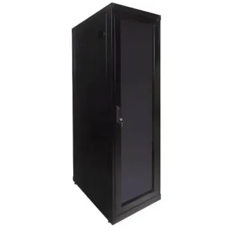 Rack Padrao 19' 32Ux570 Preto Visor Acril.-Piso