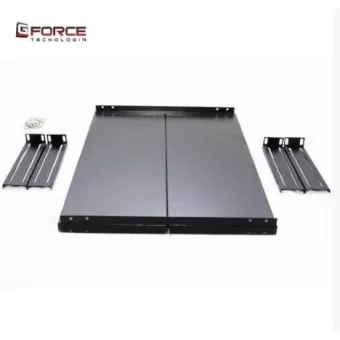 Bandeja Fixa Ajustavel Padrao 19' 450mm Preta