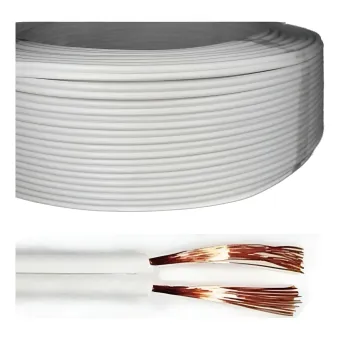 Cabo Paralelo 2 x 1.5mm Branco (Rolo 100 mts) 