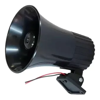 GKE VOICER Sirene tipo Corneta Voz Preta