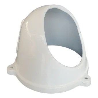 Caixa Protetora p/Cam.Dome-Policarbonato Branca