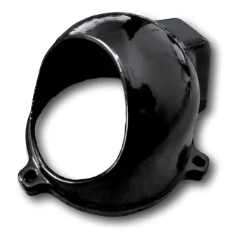 Caixa Protetora p/Cam.Dome-Policarbonato Preta