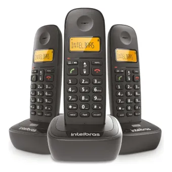 Telefone sem fio TS 2513 Preto 