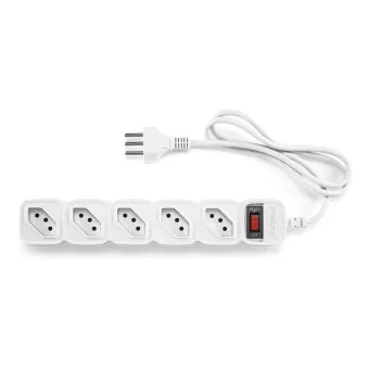 Protetor Eletrônico Intelbras Com 5 Tomadas - Epe 205 Br Cor Branco