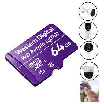 Cartao de Memoria Micro SD 64 Gb (WD-Intelbras)