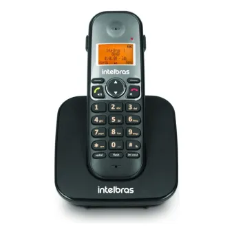 Telefone sem fio Intelbras TS 5120 Preto