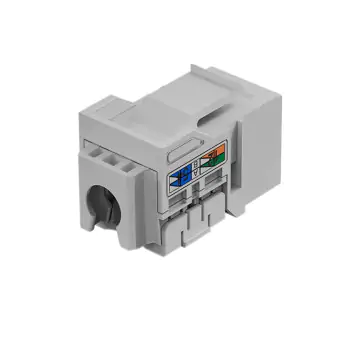 Conector RJ45 Femea 90o. Cat6 Keystone Jack