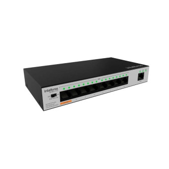 SWITCH 9 PORTAS FAST C/8 PORTAS POE+ SF 900 Hi-POE