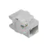 Conector RJ45 Femea 180o. Cat6 Keystone Jack  - Imagem: 1