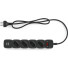 Protetor Eletronico-4 Tom.-2 USB-EPE 204USB Preto - Imagem: 1